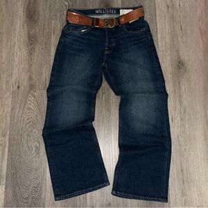 HOLLISTER 25 YEARS OF HOLLISTER LIMITED EDITION VINTAGE HERMOSA BOOT CUT JEANS